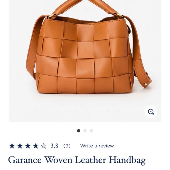 Chic Brown Woven Shoulder Bag - Picture 6 of 6